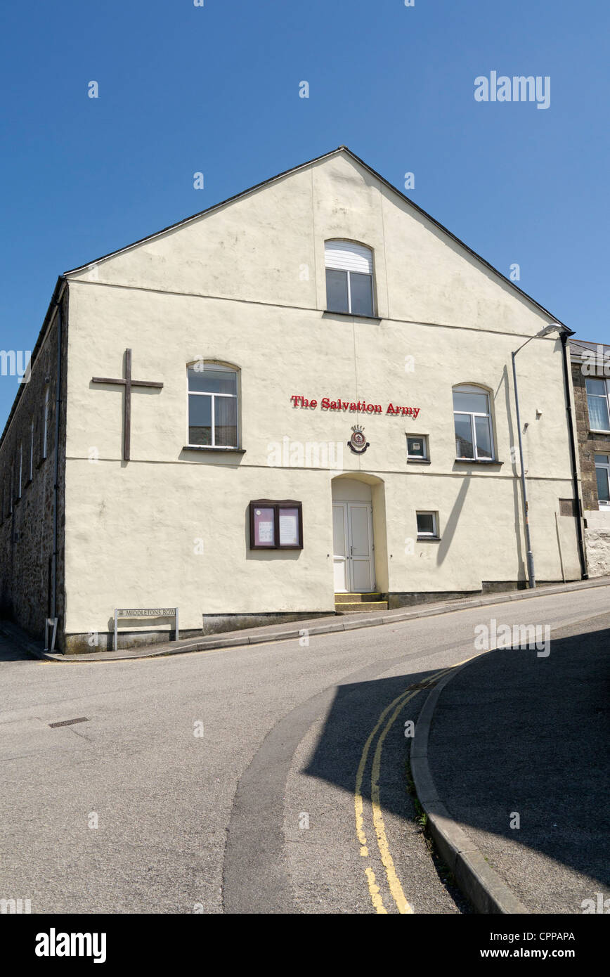 Die Heilsarmee-Versammlungs-Saal Gebäude in Redruth, Cornwall UK. Stockfoto