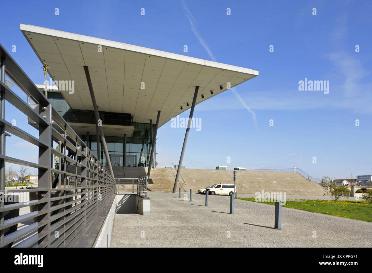 Der internationale Kongress Zentrum, Dresden, Sachsen, Deutschland. Stockfoto