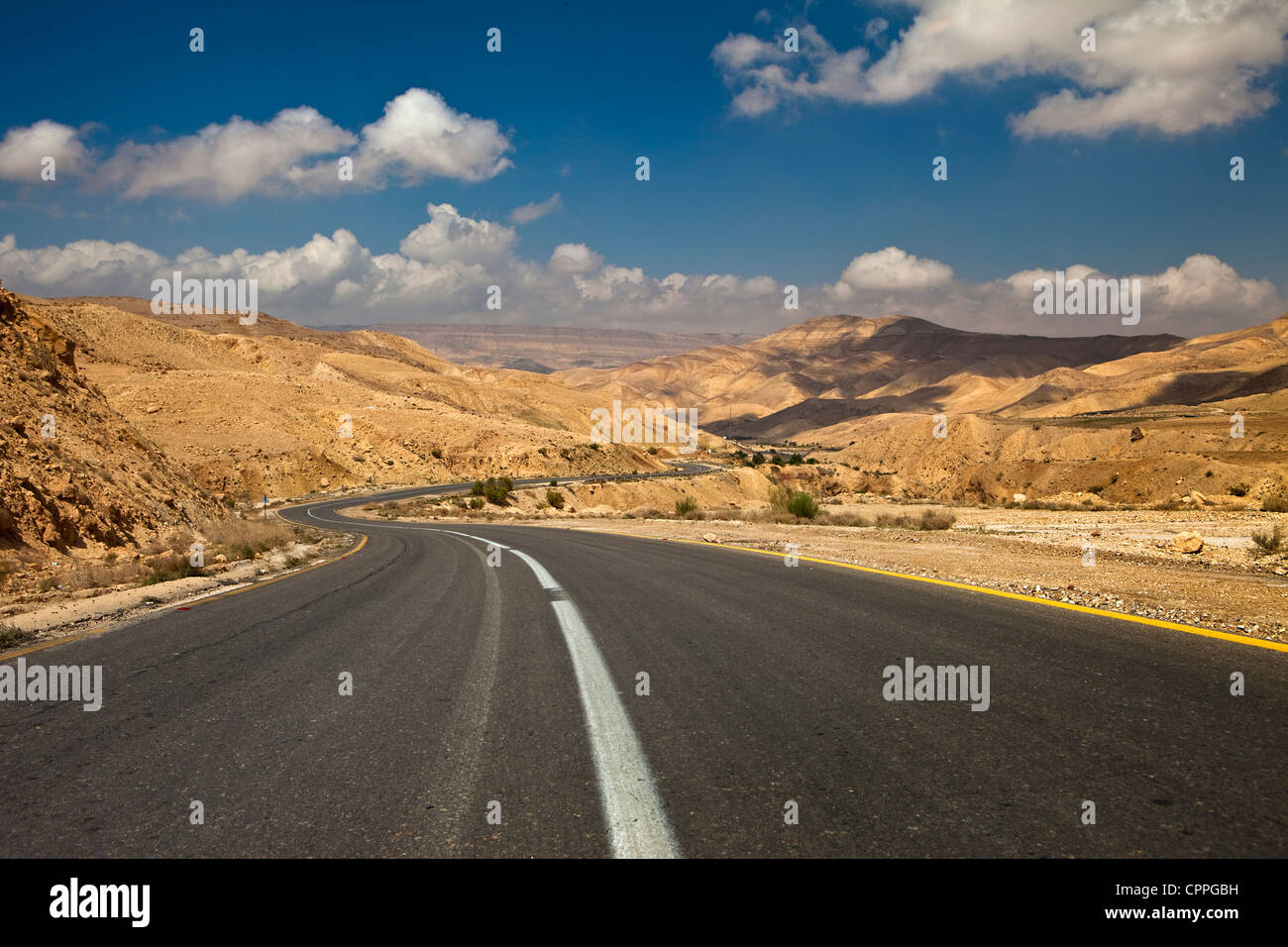 Des Königs Highway in der Nähe von Amman, Jordanien, Westasien Stockfoto