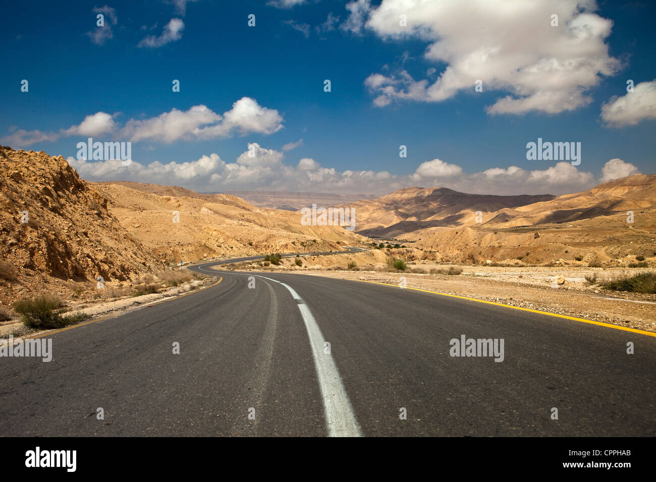 Des Königs Highway in der Nähe von Amman, Jordanien, Westasien Stockfoto