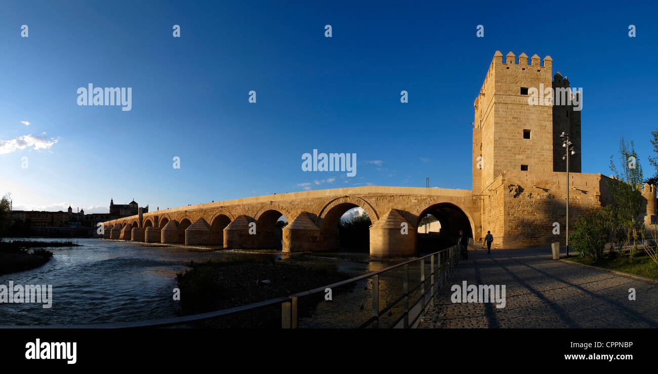Spanien Andalusien Cordoba Mezquita-Kathedrale und römischen Brücke Stockfoto