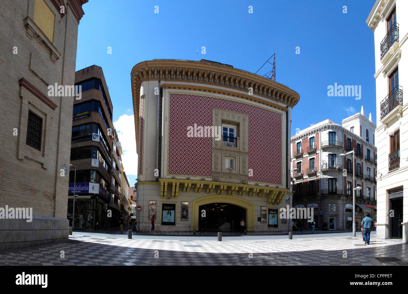 Spanien-Andalusien-Granada-Kino-Film-Theater Stockfoto