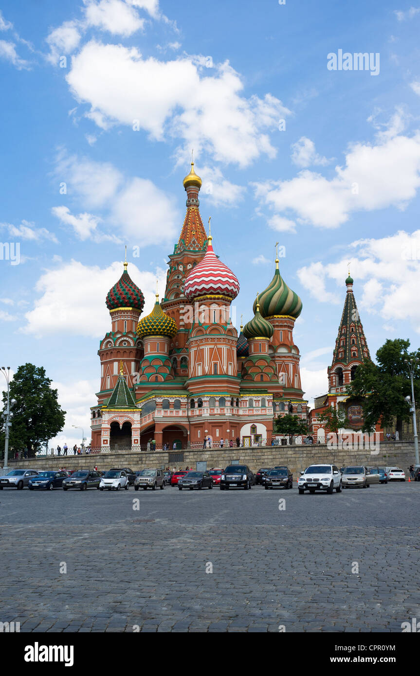 Basilius Kathedrale in Moskau Stockfoto