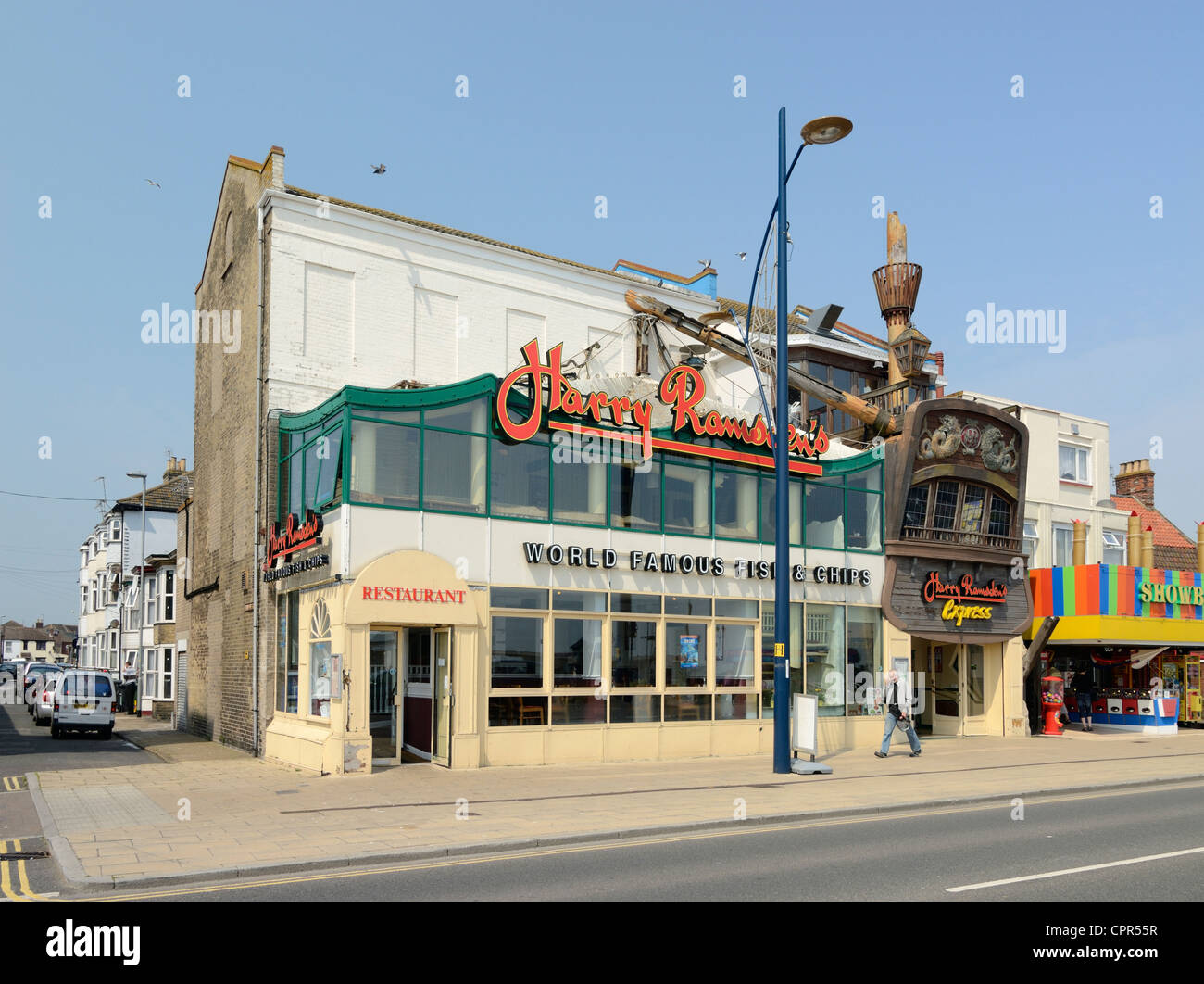 Harry Ramsden Fish and Chip Shop Great Yarmouth UK Stockfoto