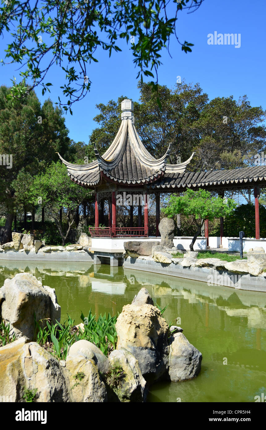 Chinesischer Garten in Malta Stockfoto