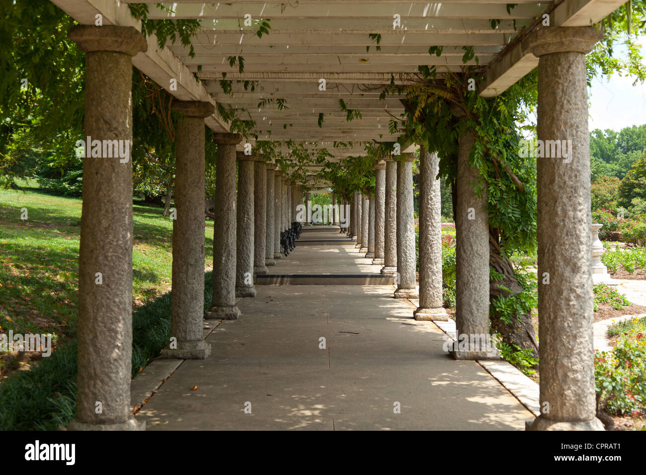 Italienische Gärten bei Maymont Estate in Richmond, Virginia Stockfoto