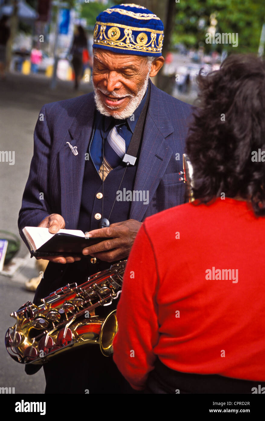 Pikes Hotel Farmers Market und Park Bereich, Seattle, Washington Stockfoto