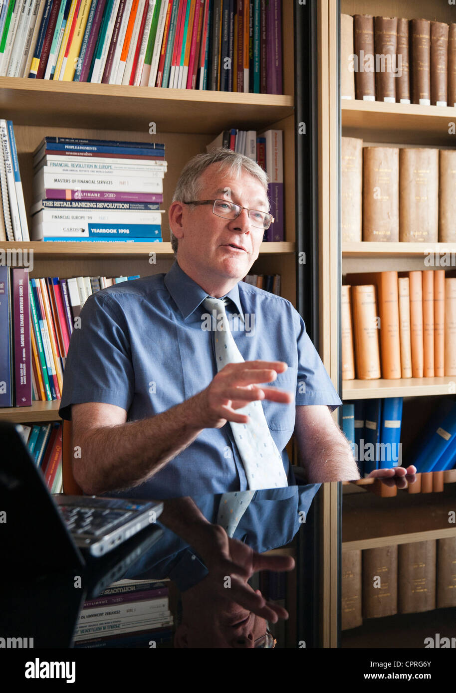 David Marsh der Ökonom und Autor in London 2012 Stockfoto