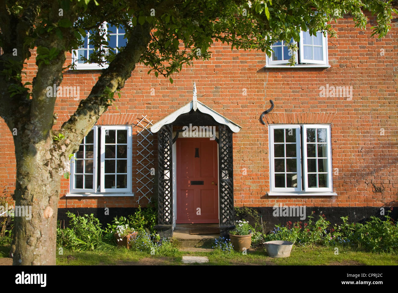 Eigentum freigegeben (Heimat des Fotografen) getrennt Dorf nach Hause, Shottisham, Suffolk, England Stockfoto