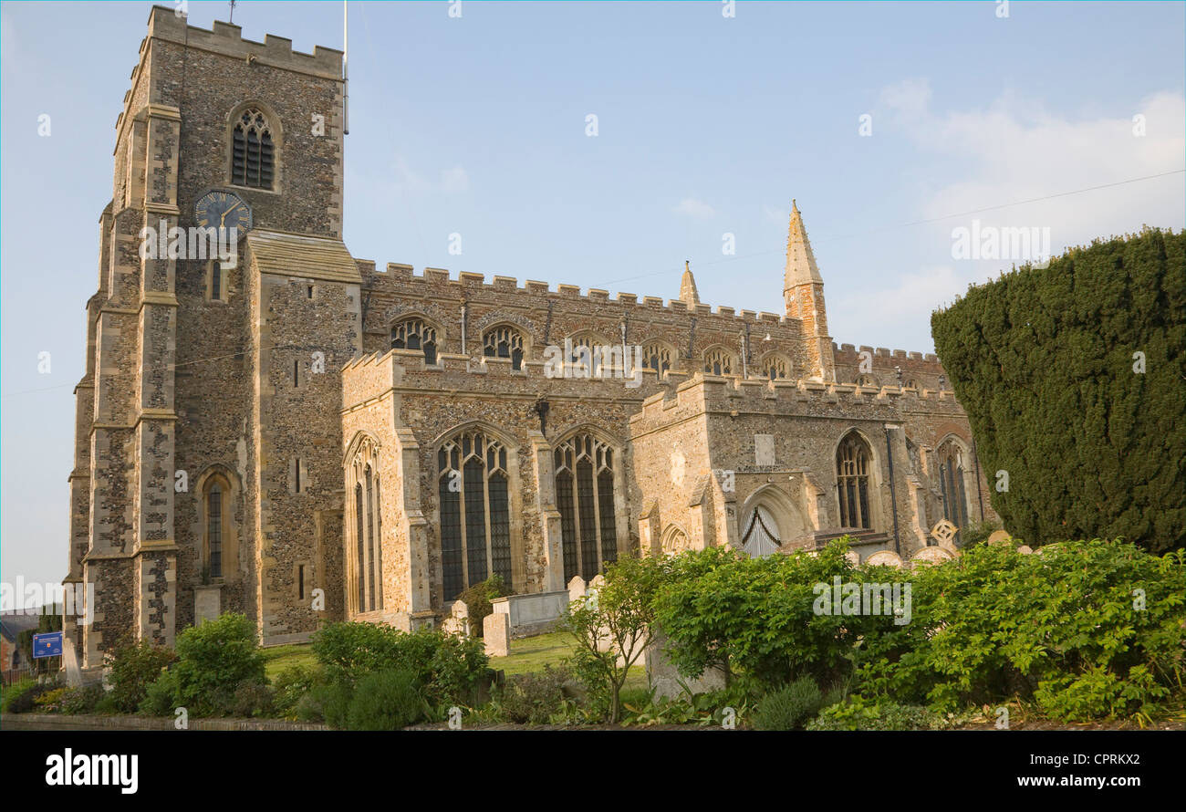 Pfarrkirche St. Peter und St. Paul, Clare, Suffolk, England Stockfoto