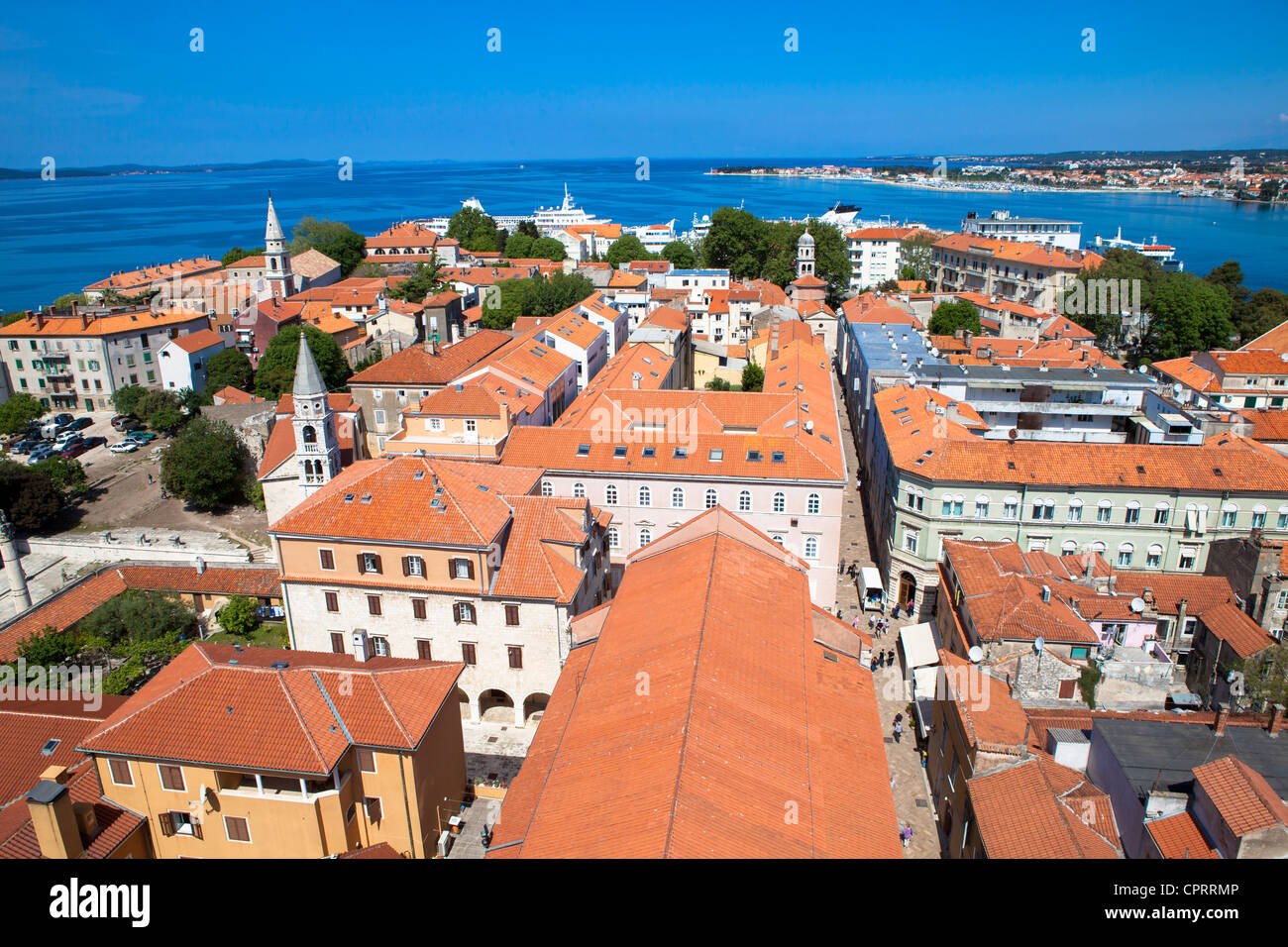 Zadar Kroatien Stockfoto