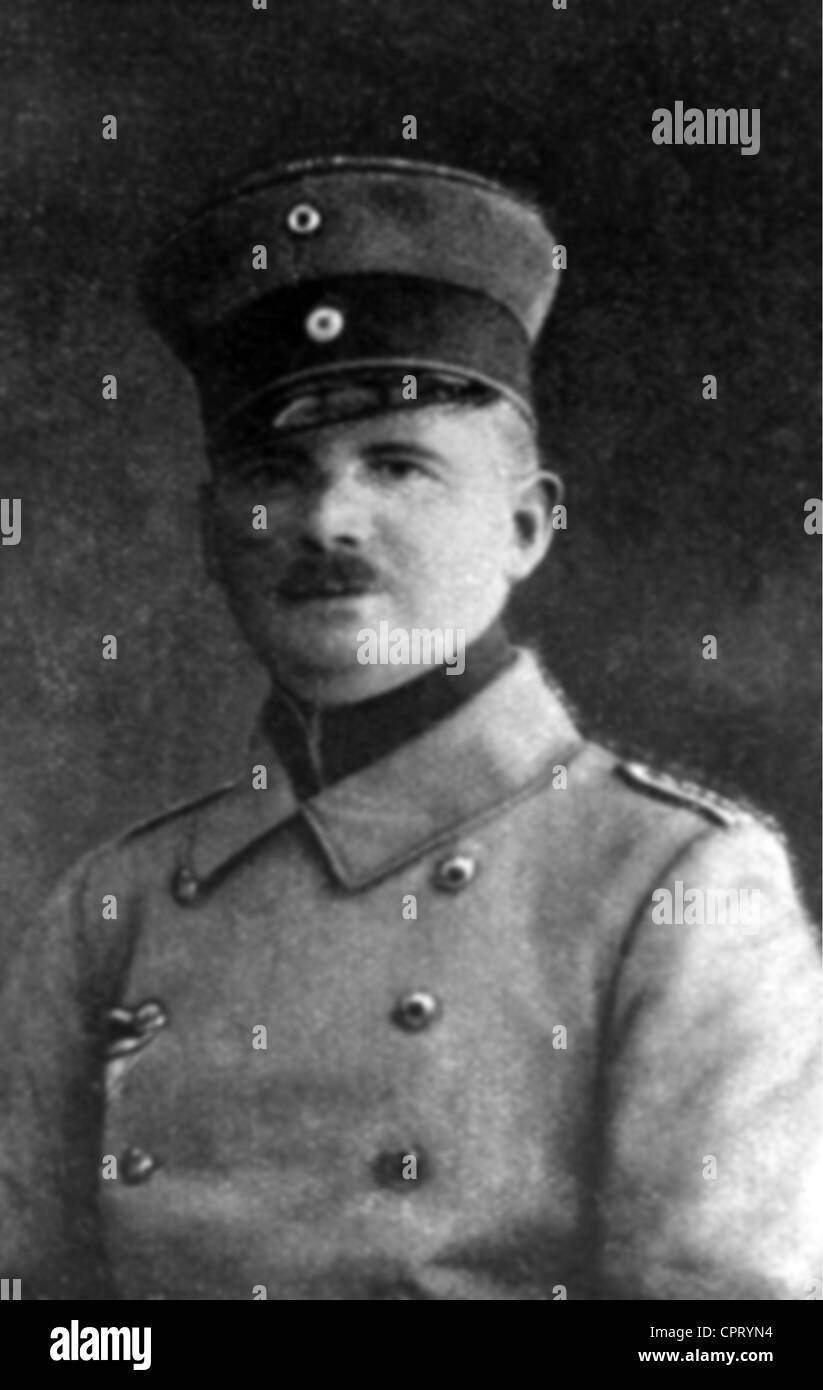 Roehm, Ernst, 28.11.1887 - 1.7.1934, deutscher Offizier und Politiker (NSDAP), Porträt, als Hauptmann im Bundesheer, München, 1923, Stockfoto