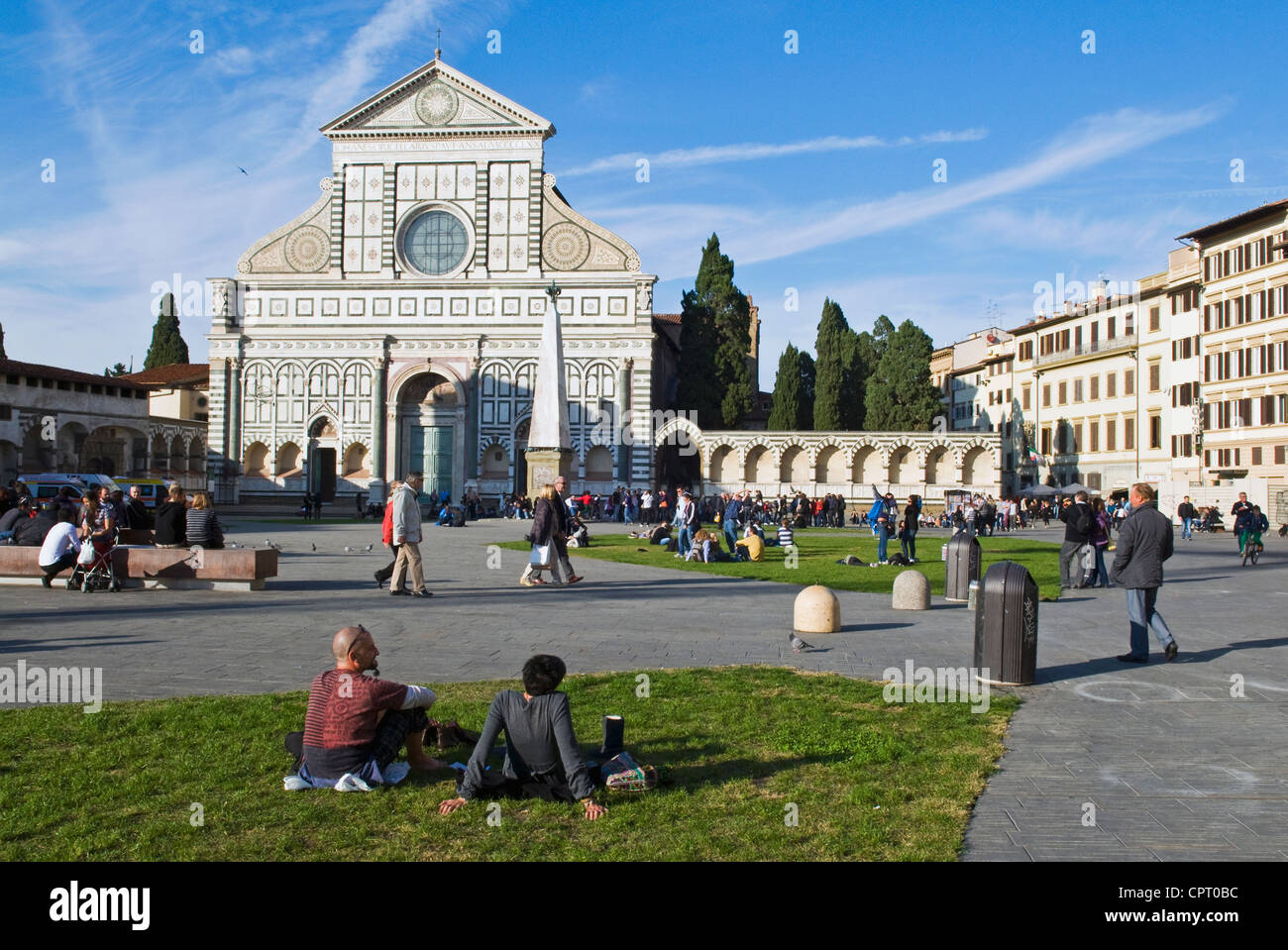 Kirche Santa Maria Novella, Florenz, UNESCO World Heritage Site, Toskana, Italien Stockfoto