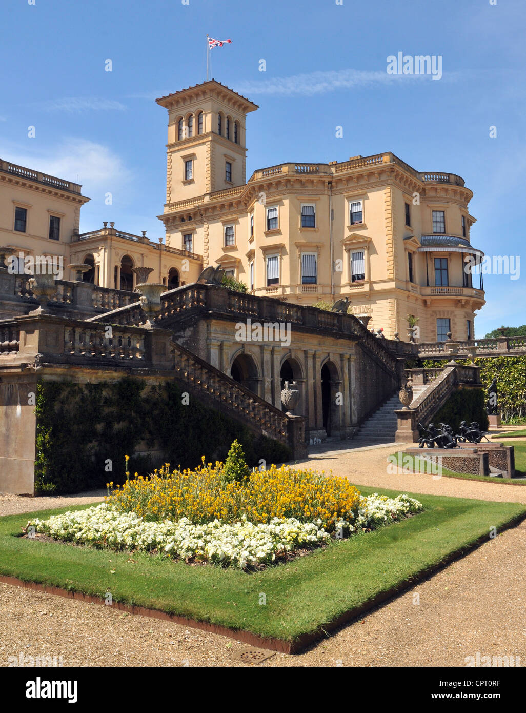 Osborne House, der Urlaub zuhause von Königin Victoria und Prinz Albert auf der Isle Of Wight, England Stockfoto