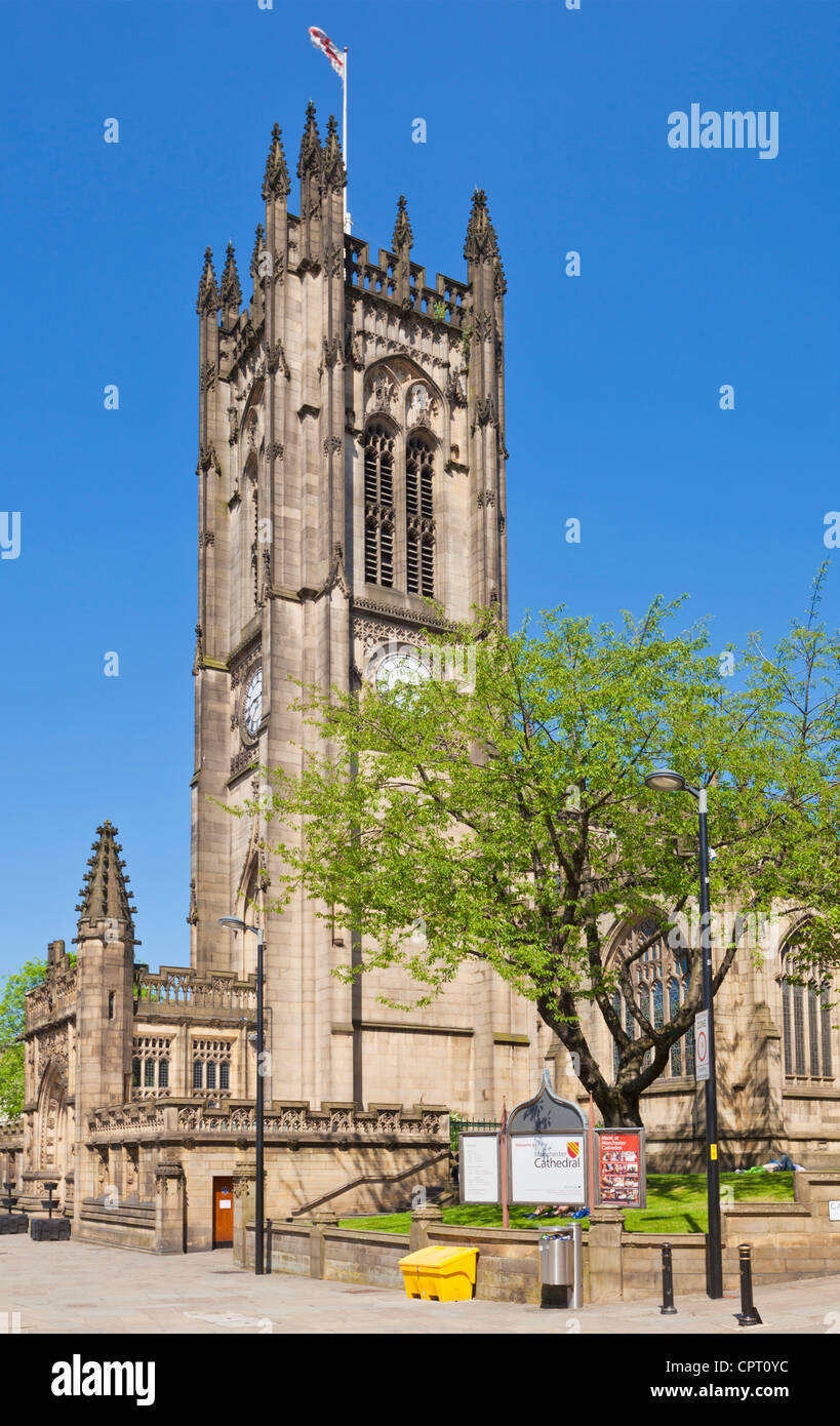 Manchester Kathedrale einer mittelalterlichen Kirche Manchester City Centre England UK GB EU Europe Stockfoto
