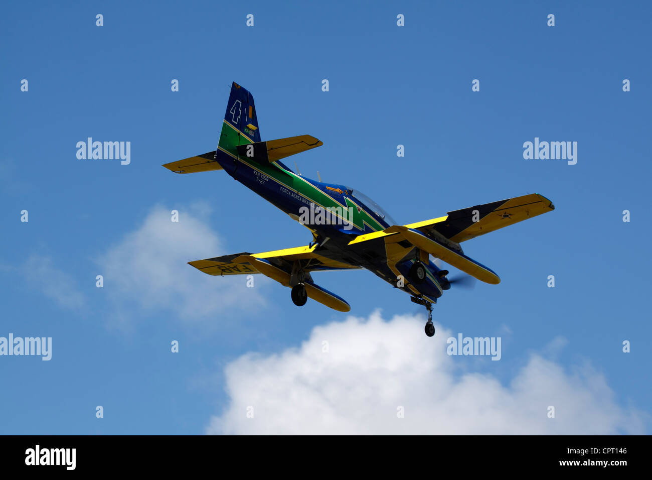 Esquadrilha da Fumaça auch bekannt als Smoke Squadron, Vorbereitung für die Landung Stockfoto