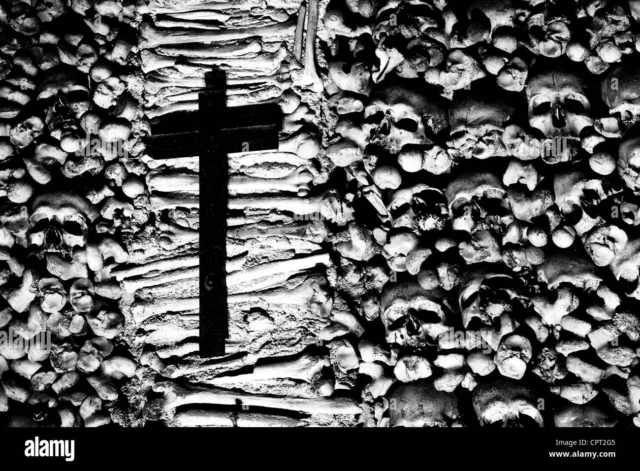 Kirche von Knochen, Evora, Portugal Stockfoto