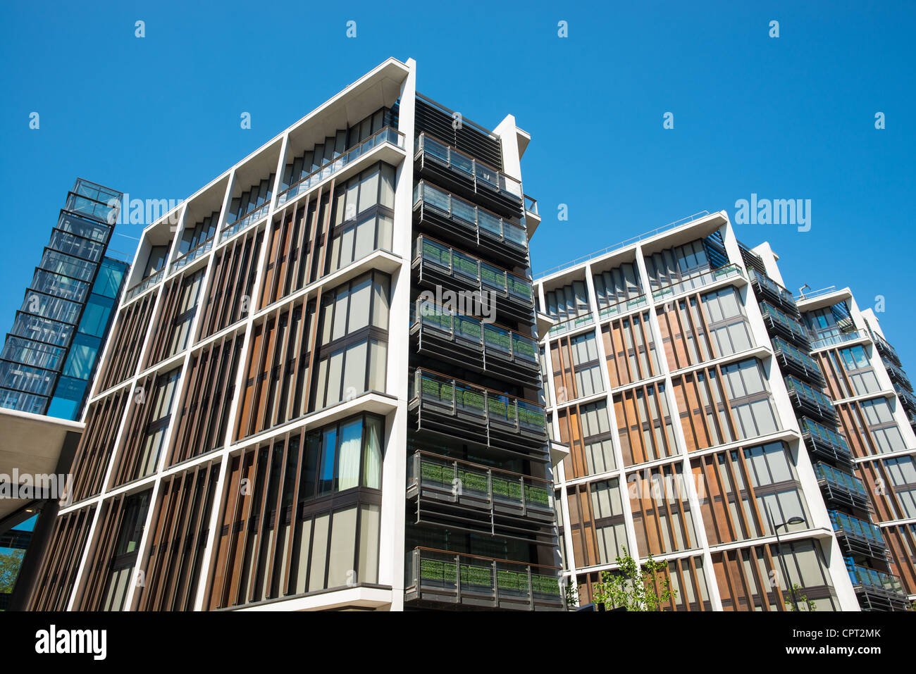 One Hyde Park Apartments, Knightsbridge, London, UK. Stockfoto
