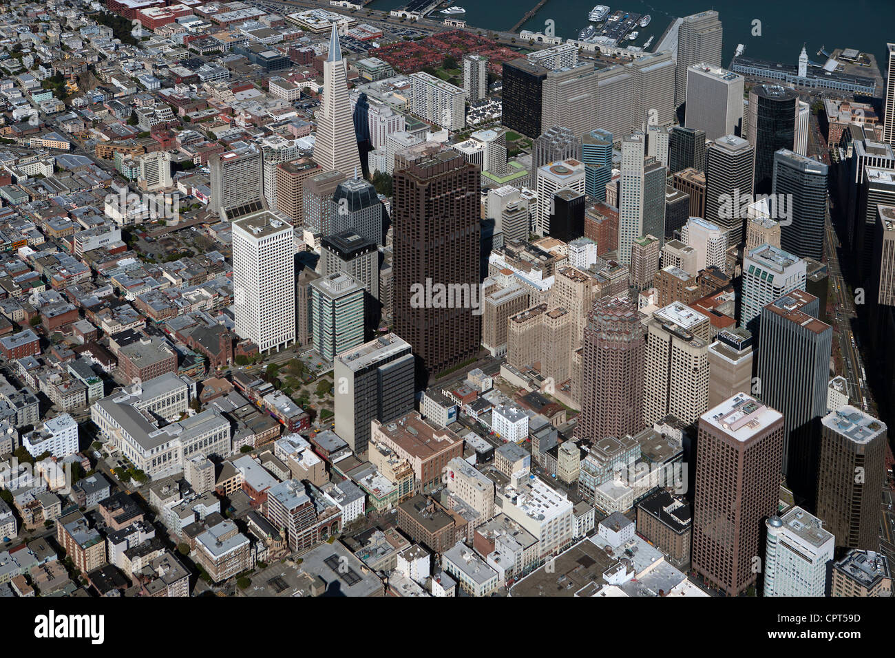 Luftaufnahme von San Francisco, Kalifornien Stockfoto