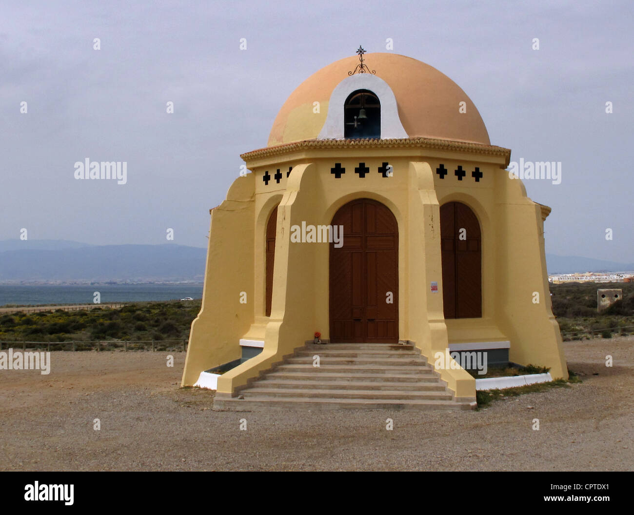 Christliche Kirche in der Nähe von Almeria, Spanien Stockfoto