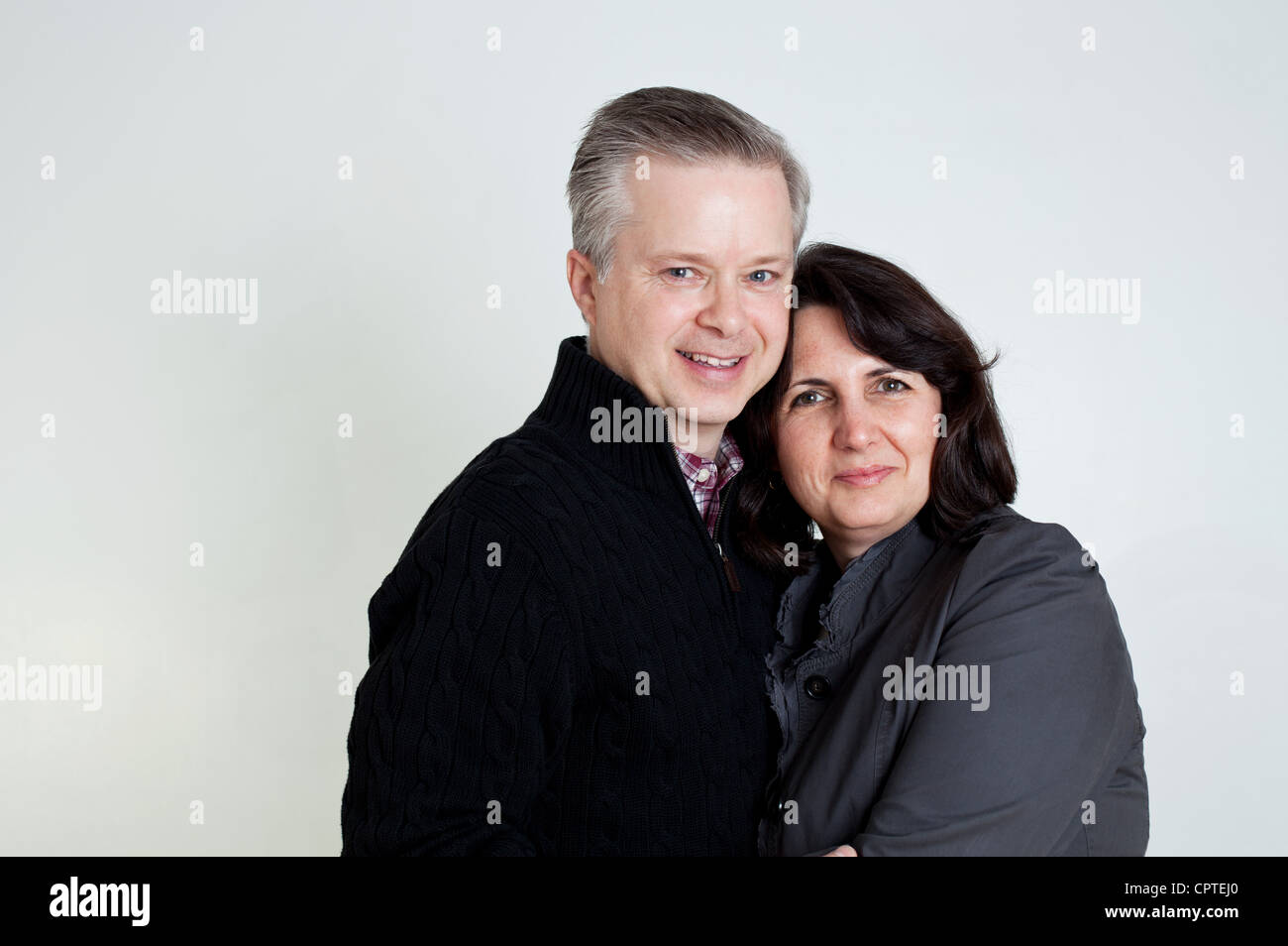 Älteres Paar, Lächeln, Porträt Stockfoto