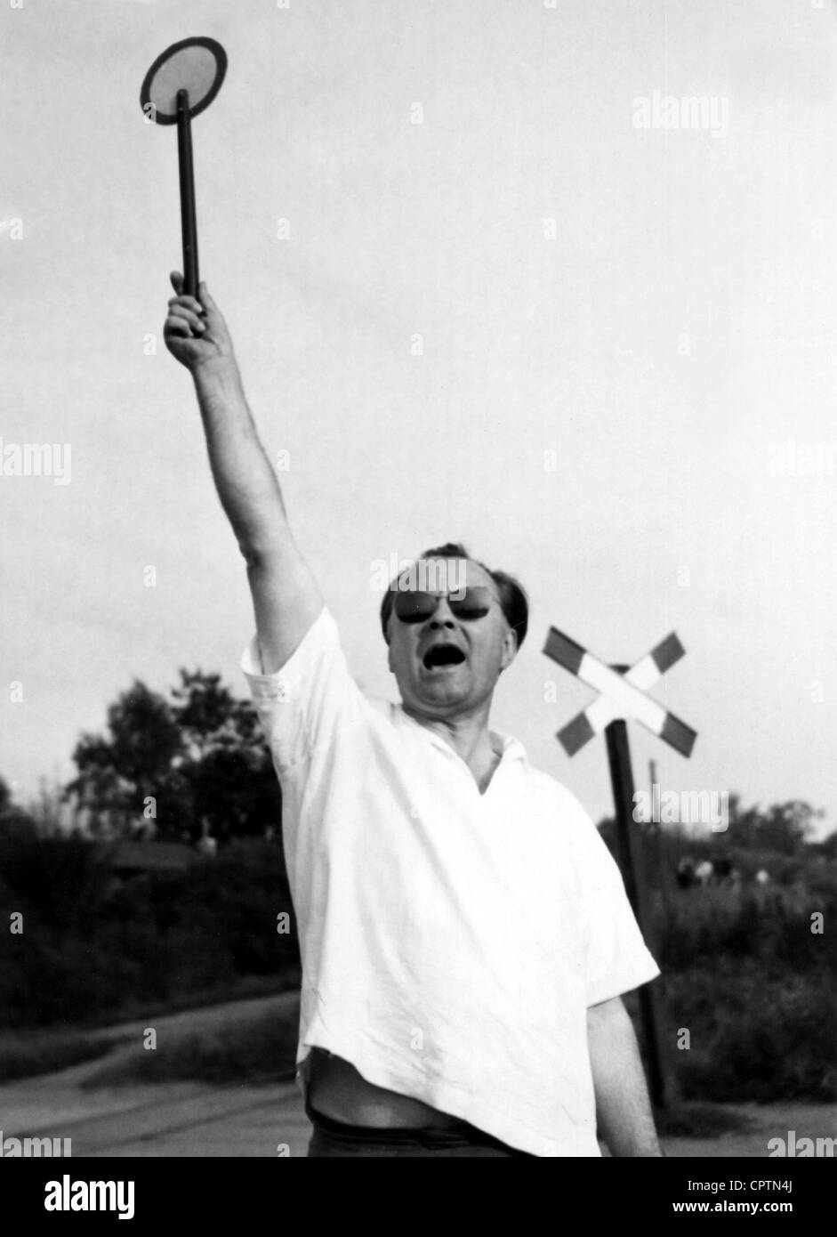 Liebe einer, Wolfgang, 6.10.1905 - 28.11.1987, deutscher Regisseur, halbe Länge, während der Filmherstellung, vierziger Jahre, Stockfoto