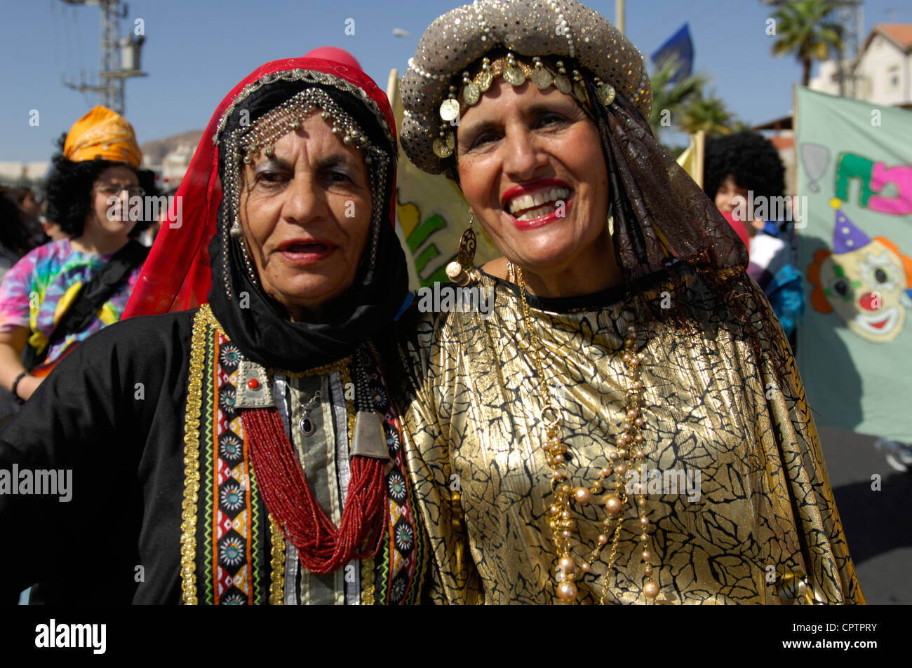 Purim-Festival 2012 in Eilat Israel Stockfoto