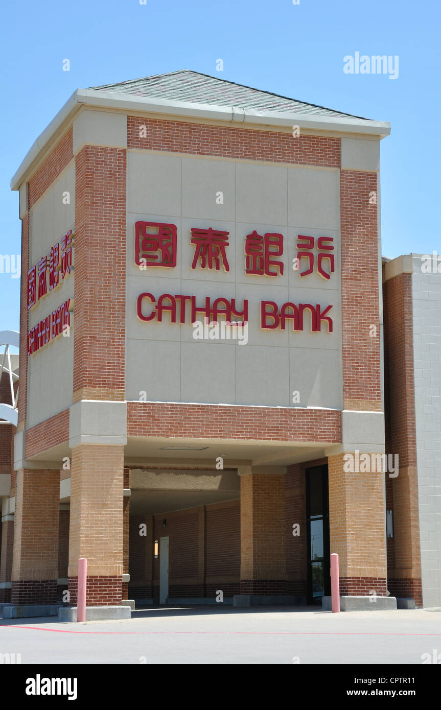 Cathay China Bank, Texas, USA Stockfoto