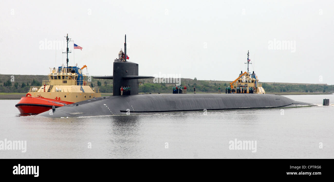 ballistische Rakete uBoot USS Tennessee (SSBN734) Gold Crew Ansatz