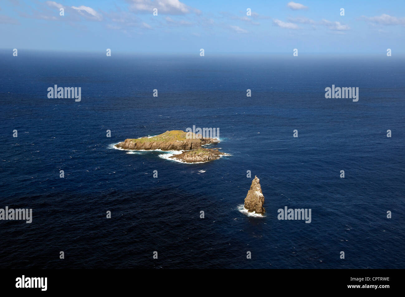 Motu Nui, Motu Iti und Motu Kao Kao Inseln Osterinsel Chile Stockfoto