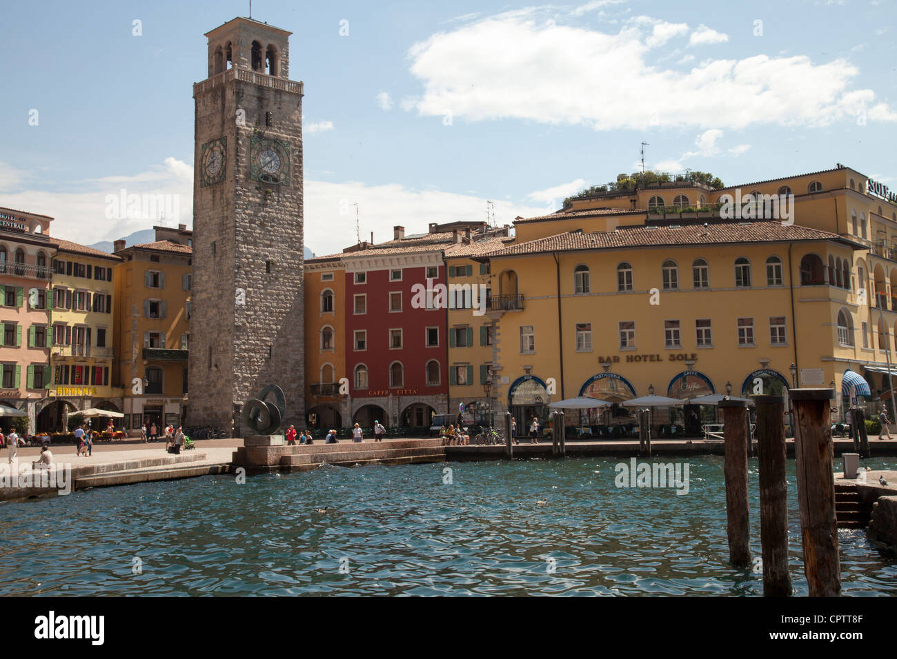 Riva Lake Garda Lago di Garda-Italien Stockfoto