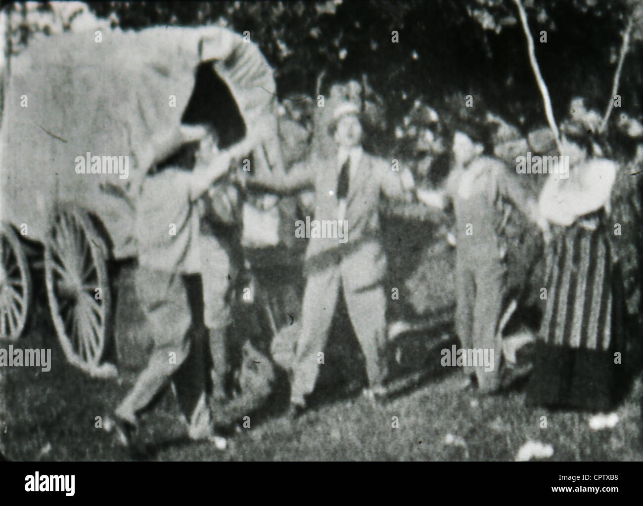 Film noch aus D.W. Griffith die Abenteuer von Dollie (1908). Stockfoto