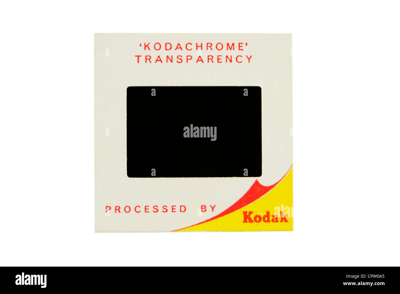 Kodak Kodachrome 35mm Transparenz montieren Stockfoto