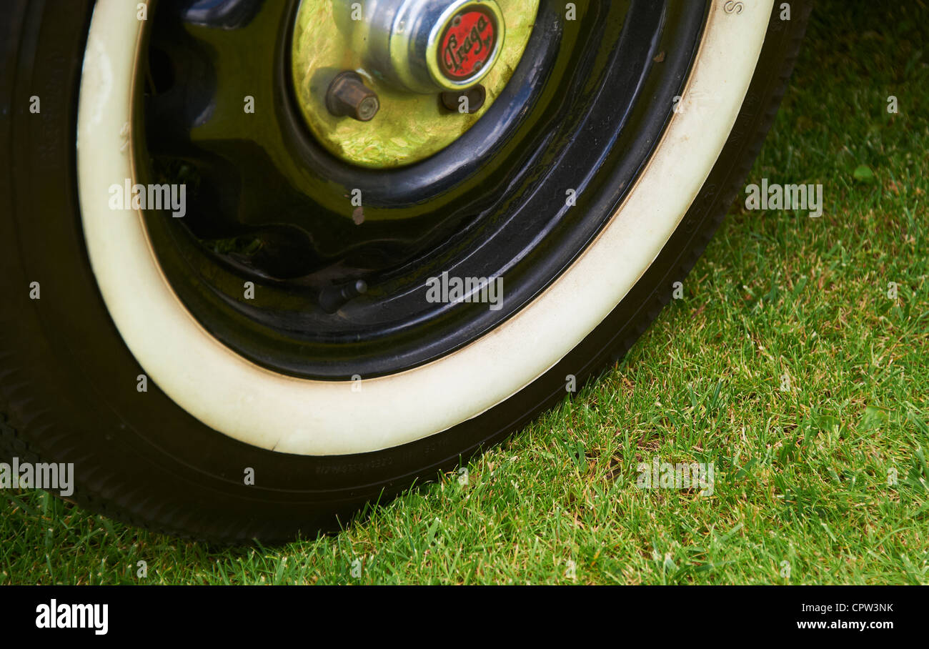 Klassische Oldtimer schließen sich - detail Stockfoto