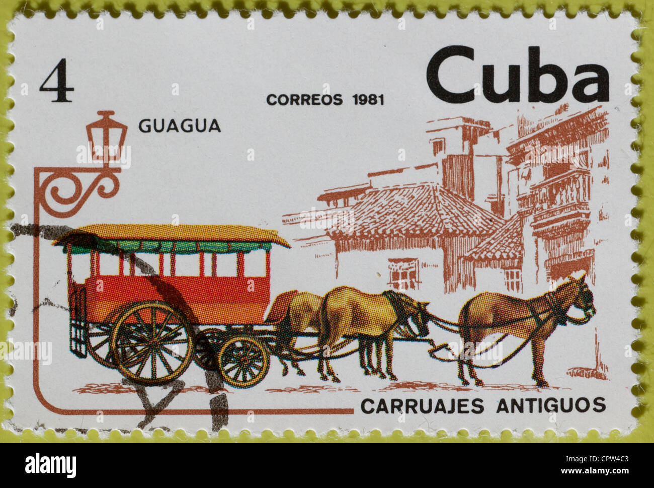Kuba-Briefmarken Stockfoto