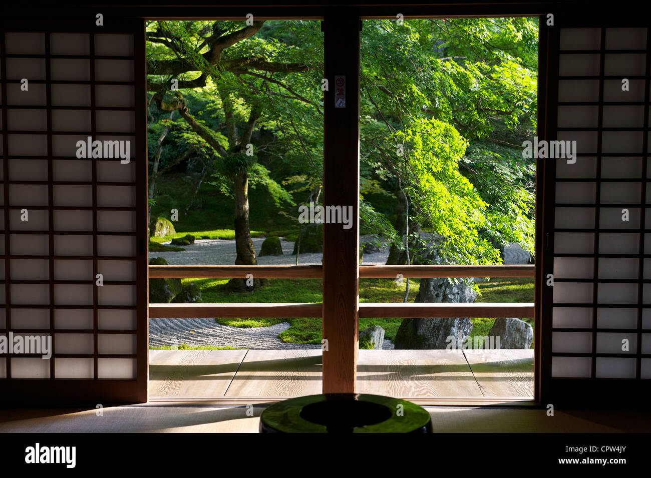 Garten der Komyozen-Ji-Tempel in Dazaifu, Fukuoka, Japan. 2010 Stockfoto
