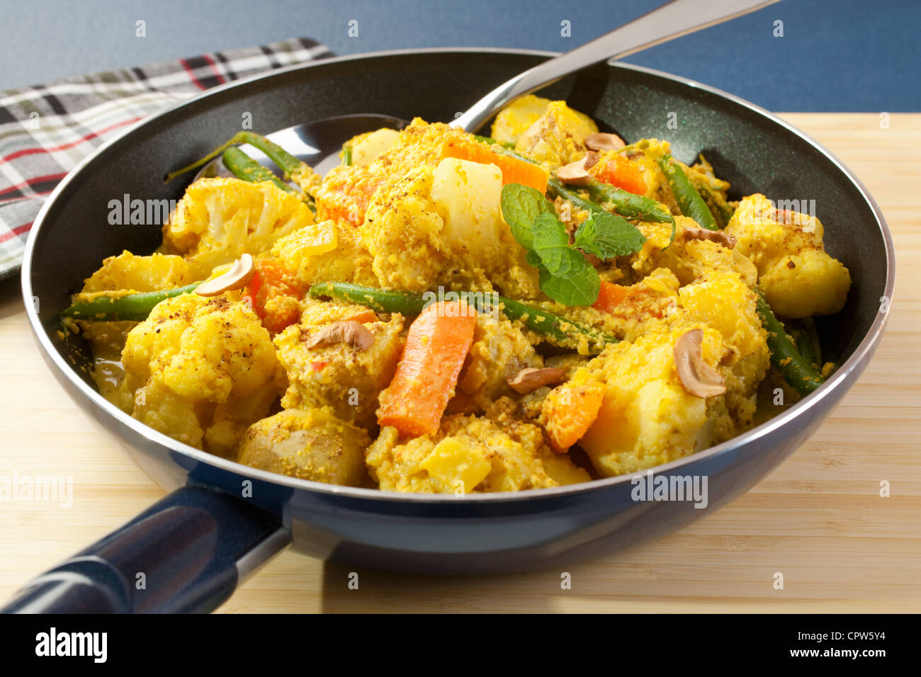 Gemüse-curry Stockfoto