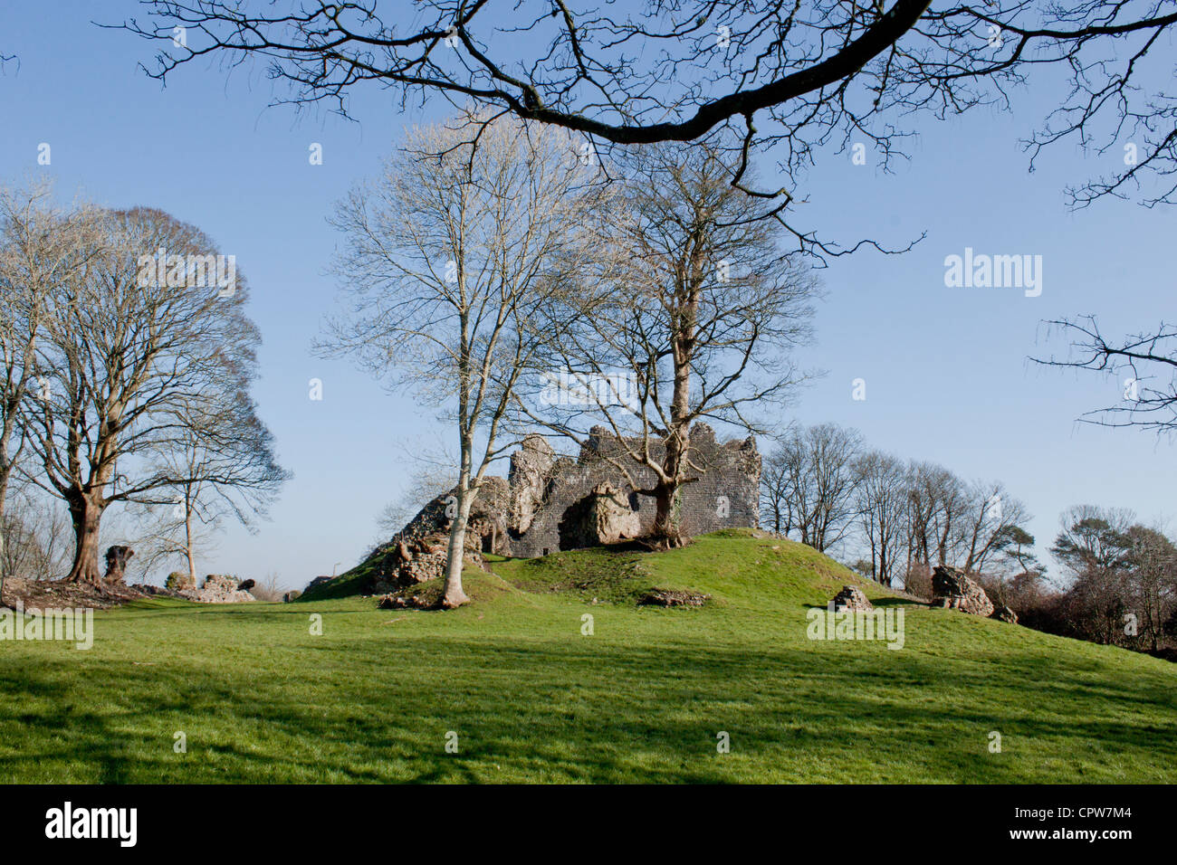 Halten Sie Saint Quentins Burg Llanblethian South Wales UK Stockfoto