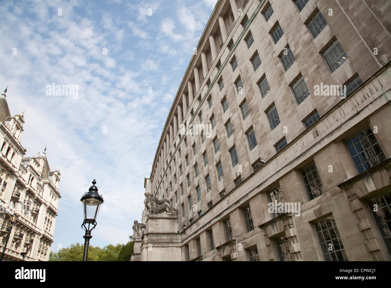 Ministry Of Defence Gebäude in Whitehall London Horse Guards Avenue Stockfoto