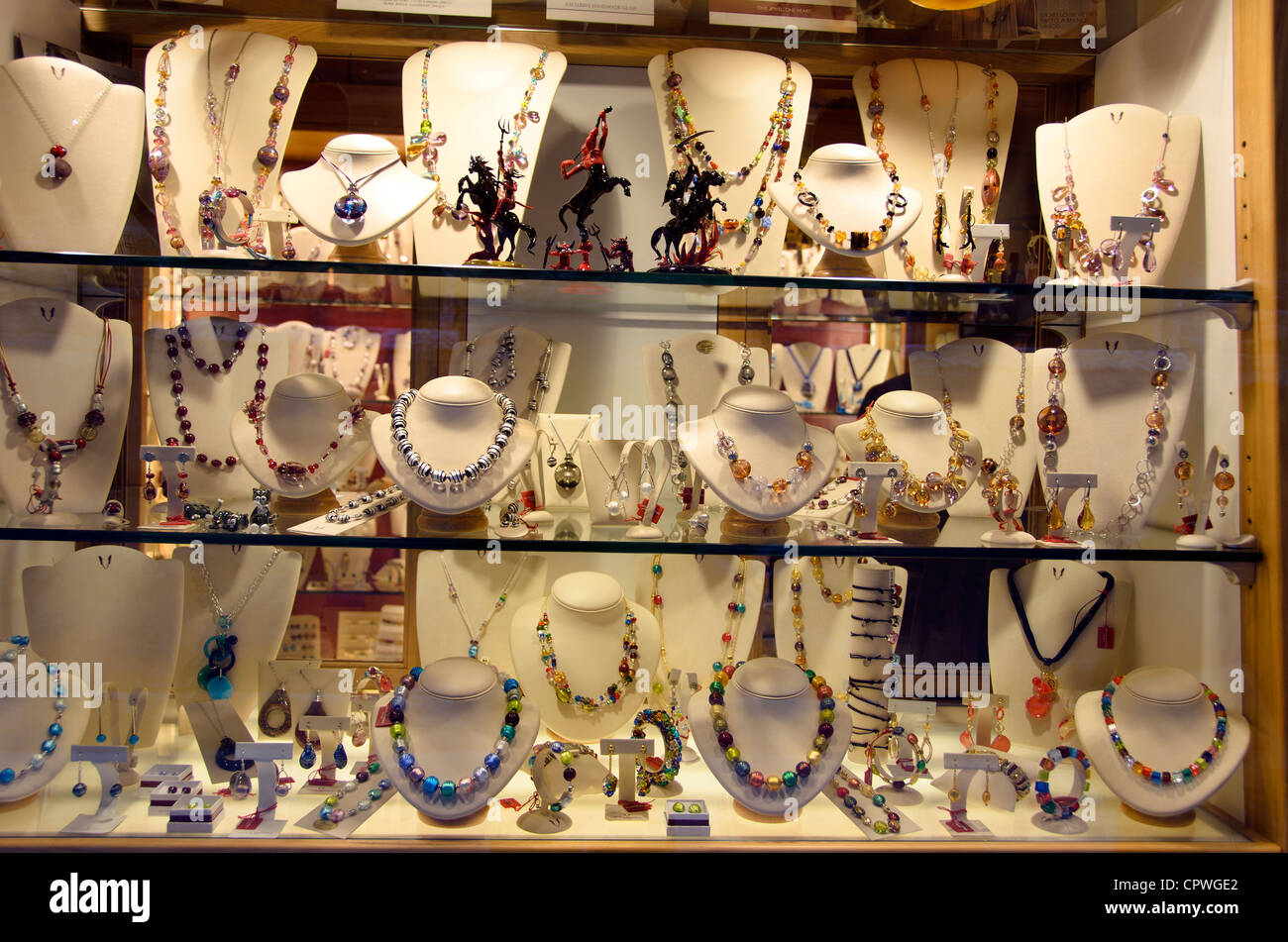 Window-Shop Verkauf Kostüm Juwel - Venedig, Italien Stockfoto