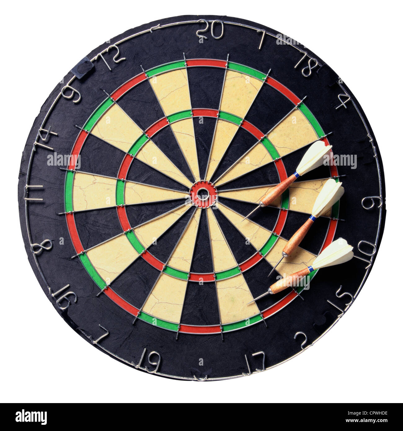 Dartscheibe Stockfoto