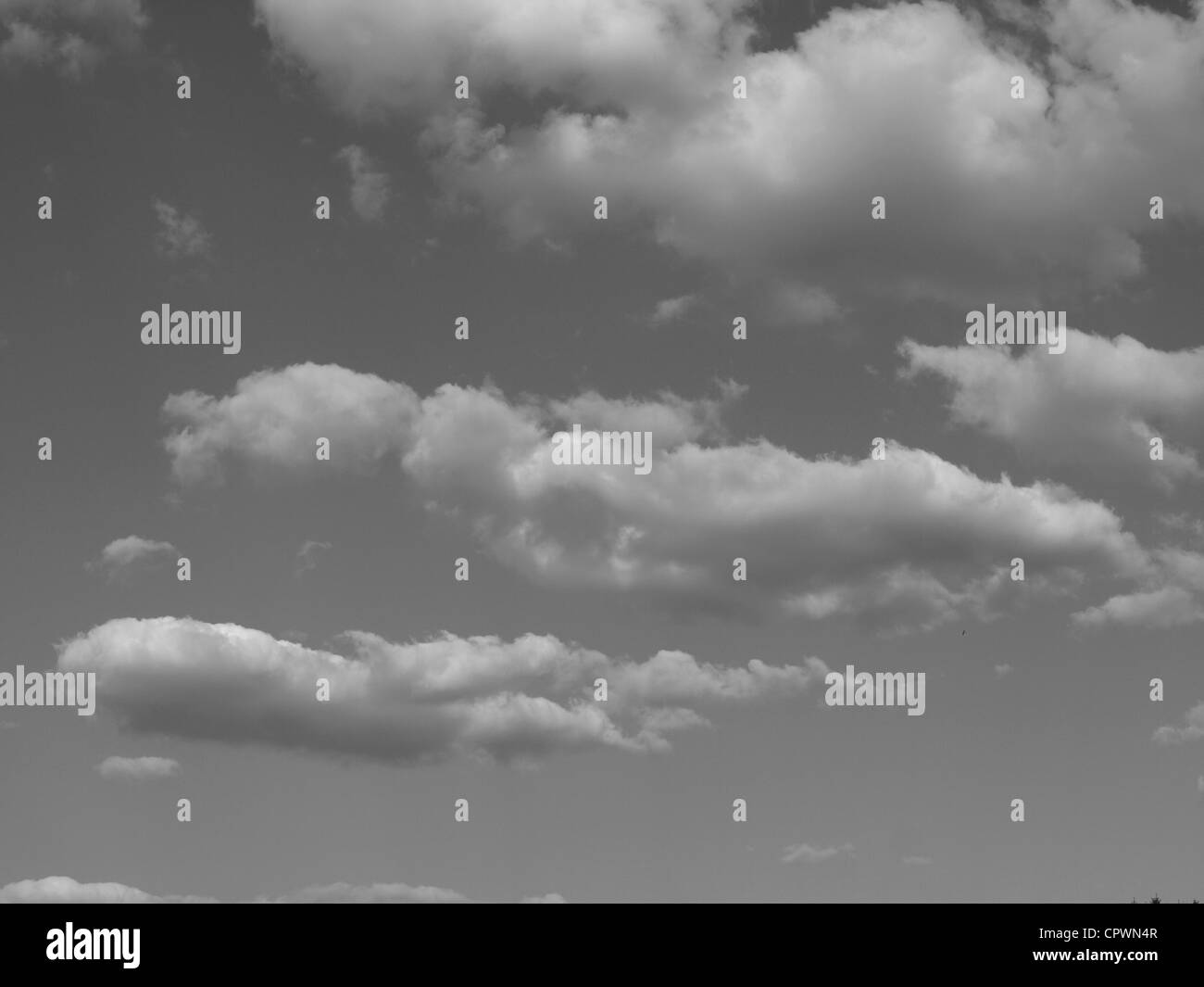 Himmel mit Wolken / Himmel Mit Wolken Stockfoto