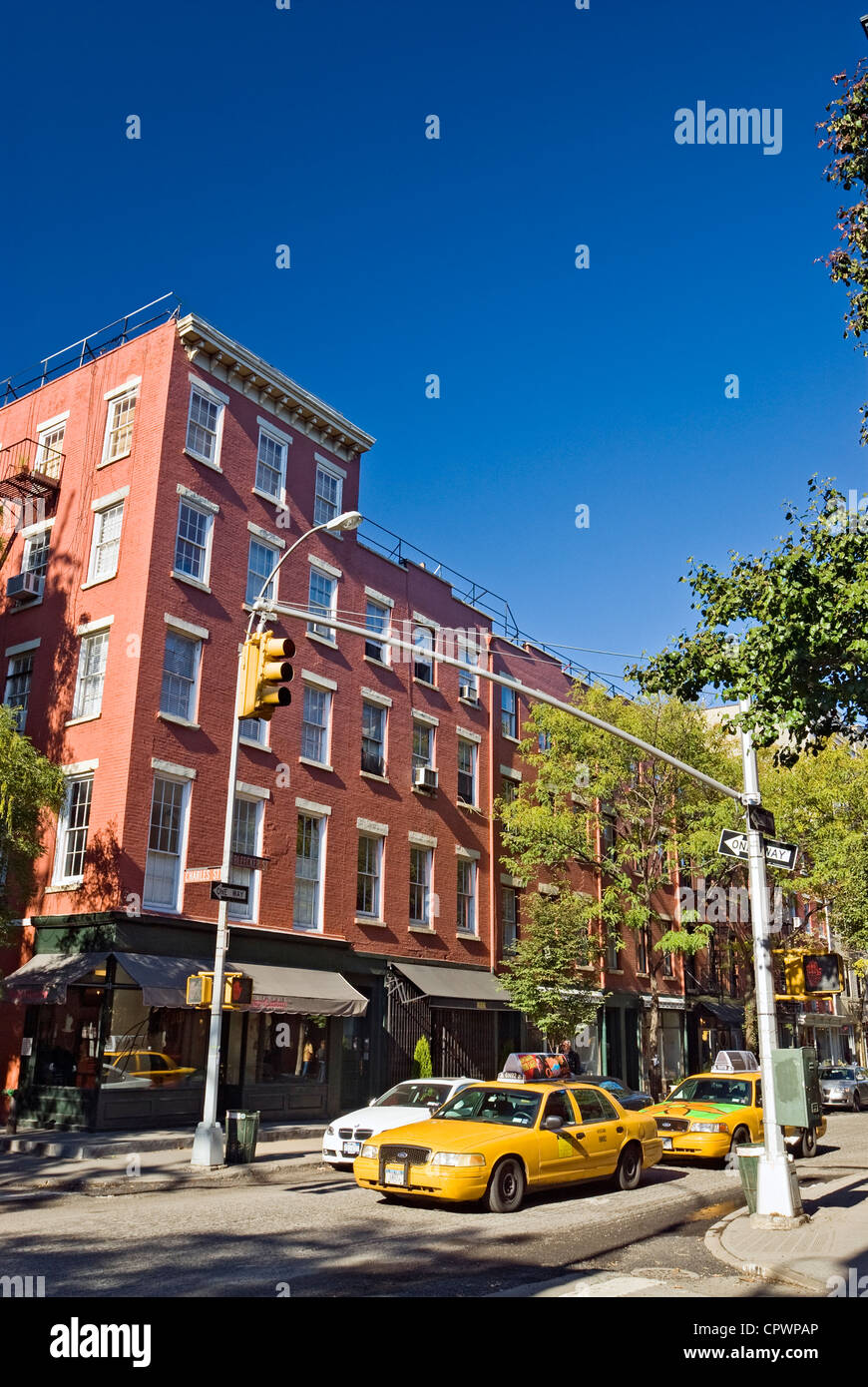 Bleeker Street, West Village, Greenwich Village, New York City. Stockfoto