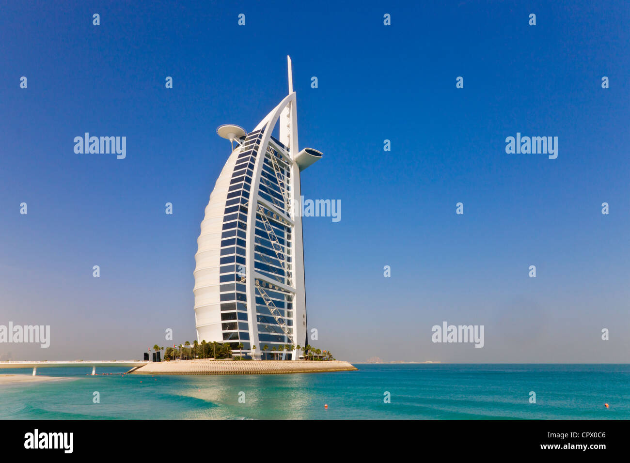 Burj Al Arab Hotel, Dubai, Vereinigte Arabische Emirate Stockfoto