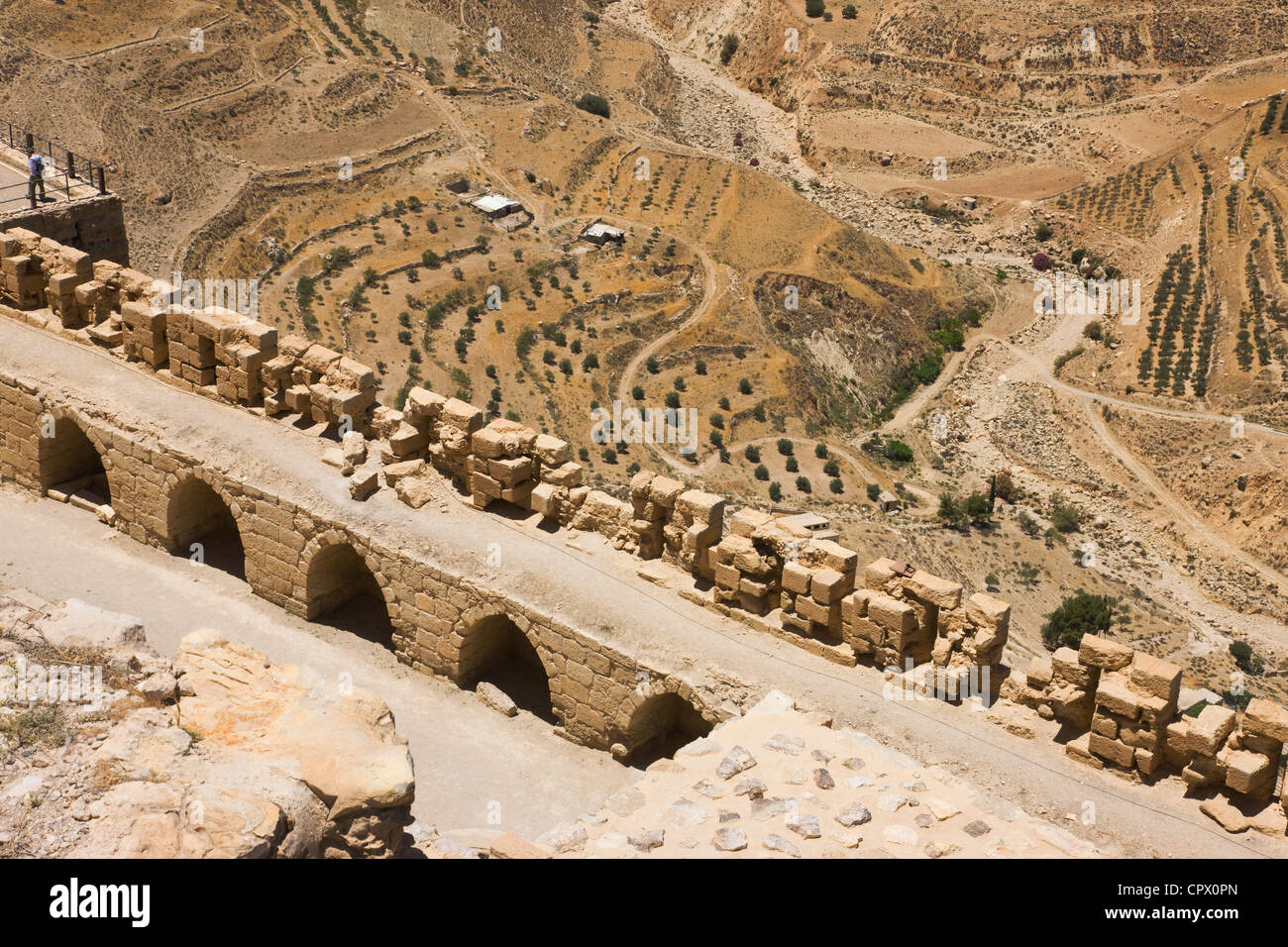 Kerak Burg, Jordanien Stockfoto