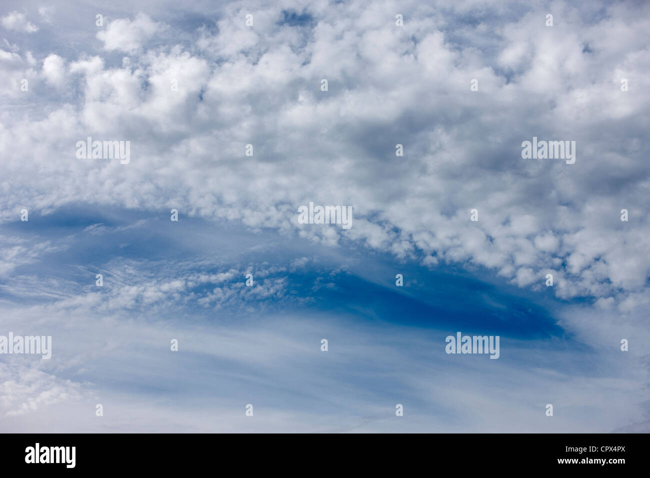 Himmel, Devon, England, UK Stockfoto