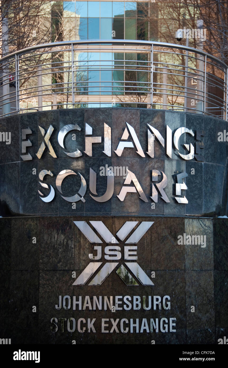Johannesburg Stock Exchange Stockfoto