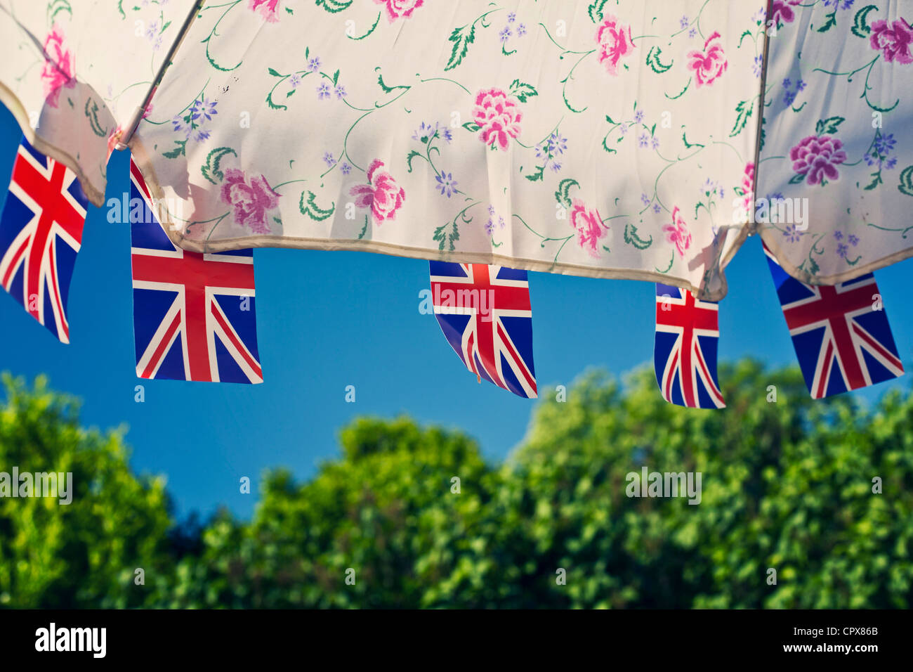 Union Jack-Flagge Wimpel Stockfotografie - Alamy