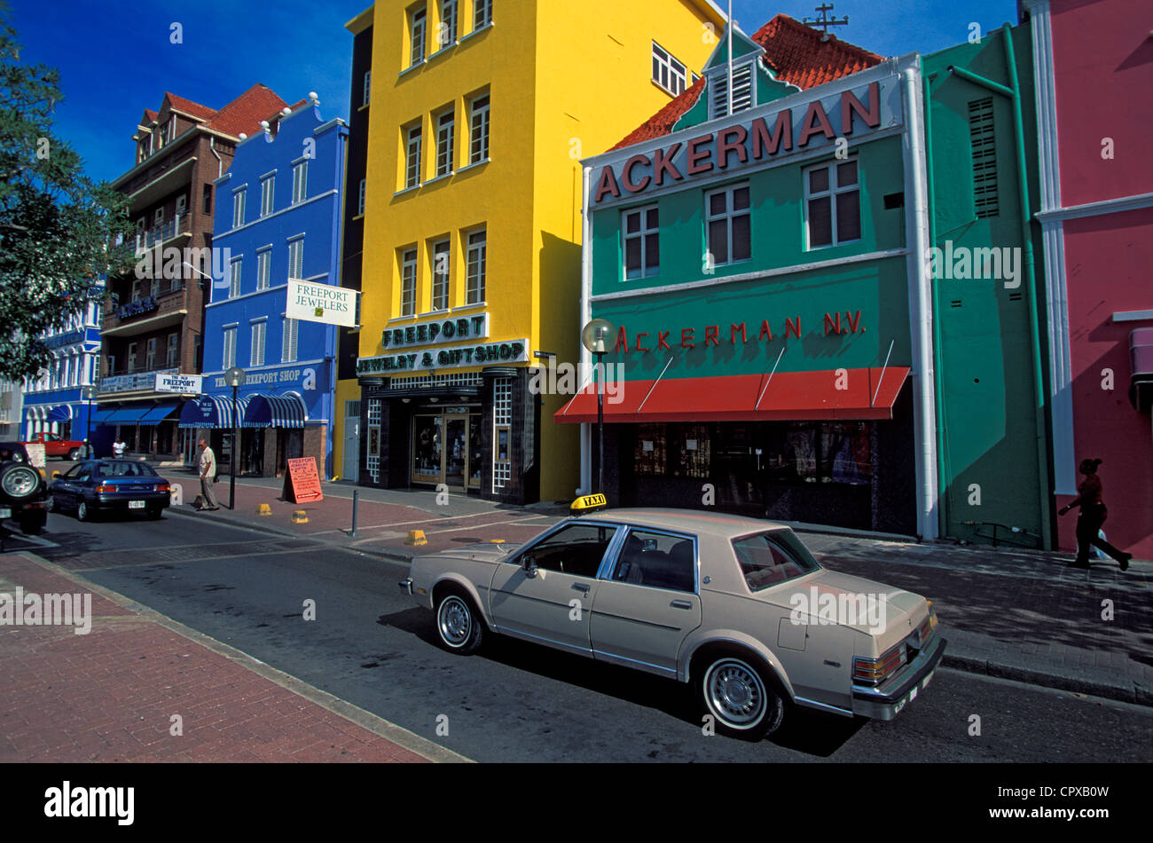 Niederländischen Antillen, Curacao-Insel, Stadt Willemstad Stockfoto