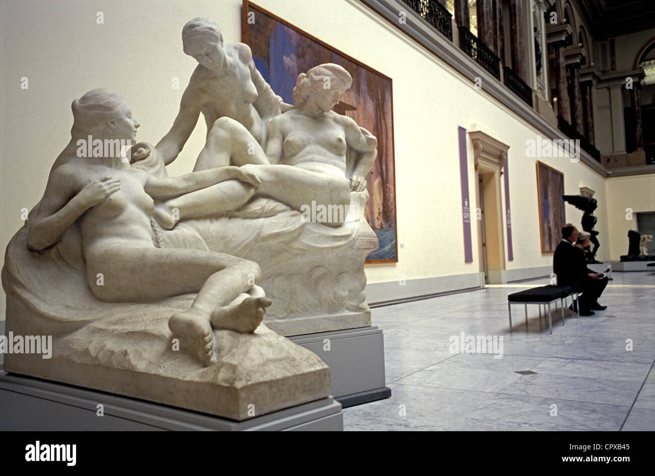 Belgien, Brüssel, Museum für moderne und antike Kunst der Place royale Stockfoto